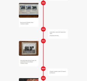 Booroomooka website timeline