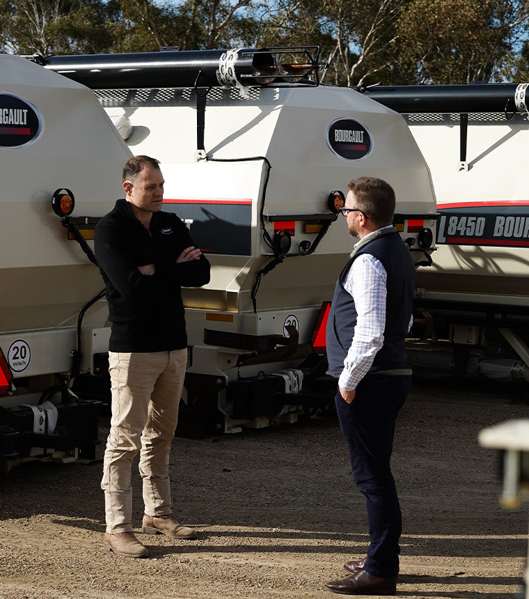 CoBright visting Bourgault Australia
